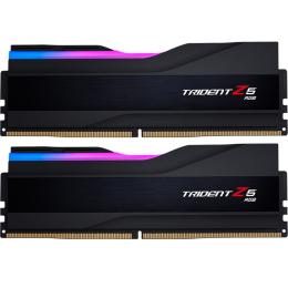 G.SKILL Trident Z5 RGB 32GB DDR5 Desktop RAM Kit - Black 2x 16GB - 5200Mhz - CL36 - 1.2V - 36-36-36-83 - F5-5200J3636C16GX2-TZ5RK