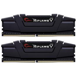 G.SKILL Ripjaws V Series 32GB DDR4 Desktop RAM Kit - Black 2x 16GB - 3200Mhz - CL16 - 1.35v - 16-18-18-38 - F4-3200C16D-32GVK