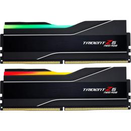 G.SKILL Trident Z5 NEO RGB 64GB DDR5 Desktop RAM Kit 2x 32GB - 6000 MT/s - CL30 - 1.4V - 30-40-40-96 - Optimized