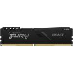Kingston Fury 16GB DDR4 Desktop RAM - Black 1x 16GB - 2400MHz - SDRAM - PC4-19200 - 1.20V - Non-ECC - Unbuffered - 288-pin - DIMM