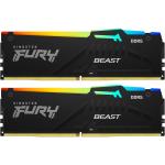 Kingston Fury RGB Beast 32GB DDR5 RGB Desktop RAM Kit 2x 16GB - 5600MT/s - CL36 - AMD EXPO