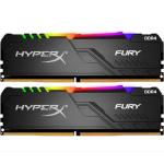 HyperX Fury RGB 32GB RAM (2 x 16GB) DDR4-2666MHz CL16 - Black HX426C16FB3AK2/32