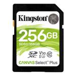 Kingston 256GB SDHC Canvas Select  CL10 UHS-I, up to 100MB/s read, 85MB/s Write Capture in Full HD & 4K UHD video (1080p)