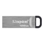 Kingston DataTraveler Kyson USB 3.2 Flash Drive - 128GB, with Capless Metal Case, Up to 200MB/s Read
