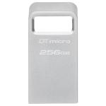 Kingston 256GB DataTraveler Micro USB Flash Drive with Ultra-Small Premium Metal Design, up to 200MB/s read, DTMC3G2/256GB