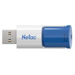 Netac U182 USB3 Flash Drive 32GB UFD Retractable Blue/White