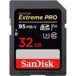 SanDisk Extreme Pro 32GB UHS 95MB/S read, 90MB/s write. Ultra High Speed SDHC SD Card - for Professional Use