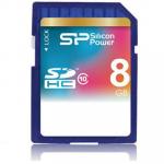Silicon Power SD 8GB Secure Digital Memory Card Class 10 Compliant - Supports high-speed continuous shooting -