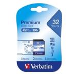 Verbatim 43963 Premium 32GB SDHC Card Class 10 10MB/s