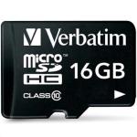 VERBATIM 44082  Micro SDHC 16GB (Class 10) with
