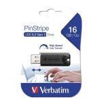 Verbatim 49316 USB3.0 Store N GO 16GB Pinstripe Black P-Blist