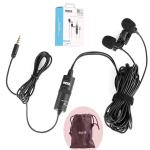 Boya BY-M1DM Dual Omnidirectional Lavalier Microphone (Record 2-Person Interviews on 1 Device)