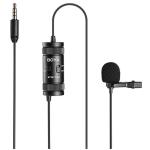 Boya BY-M1 PRO II Omnidirectional Lavalier Microphone Compatible with iPhone Android Smartphone DSLR Camera Camcorder Audio Recorder (20ft Cable)