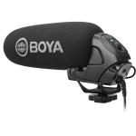 Boya BY-BM3030 On-Camera Supercardioid Shotgun Microphone The 3.5mm output connector makes it compatible with DSLRs, camcorders, audio recorders, and more.