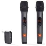JBL Wireless Microphone System 2-pack - Black - Plug & Play with rechargeable UHF dual channel wireless receiver