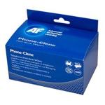 AF APHC100 Phone-Clene anti-bacterial phone wipes Sachets box Pack of 100