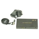 AVS AHDSP4 Ultra Slim 1x4 HDMI Splitter with 4Kx2K and EDID Management