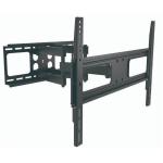 LUMI LPA36-466 Economy Solid Full Motion TV Wall Mount for 37"-70" LED, LCD Flat Panel TVs 600x400. Max arm extension - 510mm. Curved display compatible. Max load: 50Kgs.