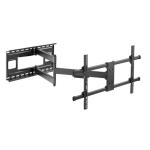 Brateck 43 -80  Extra Long Arm Full Motion Wall Mount Bracket, Max Arm Extension - 1015mm, VESA Support up to: 600x400, Weight Cap, 50Kgs, Black Colour