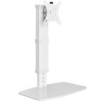Brateck Bracteck LDT67-T01.WHT BRATECK 17"-32" Single Screen       Vertical LiftSteelMonitorStand.10View Height Settings, Free Tillt Design. Non-Skid Silicone Base Pads. Cable Management. 360  Rotary Slide-in VESA Plate. White
