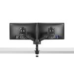 Colebrook Bosson Saunders Lima - Black - Tilt +80/-10 degrees - Max Dual Monitor Arm Setup Load 6.5kg - VESA 75 & 100mm