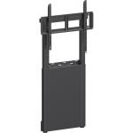 Commbox Urban Wall Mount for Display Screen, Interactive Display - Black - Height Adjustable - 218.4 cm (86") Screen Support - 80 kg Load Capacity - 800 x 600 - VESA Mount Compatible