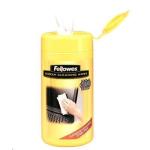 Fellowes 99703 Screen Cleaning Wipes - Tub of 100