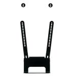 FLEXSON FLXBTV1021 TV Mount Attachment Beam, Black x1