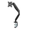 FlexiSpot 17"-32" Single Monitor Stand, Aluminum Gas Spring Arm - Black - Swivel 180deg - With Quick Release VESA Plate - VESA 75 & 100mm - Load Capacity 3-12 KG - Clamp Or Grommet Installation - 5 Years Warranty FlexiSpot 17"-32" Single Monitor Stand, Aluminum Gas Spring Arm - Black - Swivel 180deg - With Quick Release VESA Plate - VESA 75 & 100mm - Load Capacity 3-12 KG - Clamp Or Grommet Installation - 5 Years Warranty