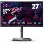 Cooler Master Remanufactured GM27CFX 27" FHD 240Hz Curved Gaming Monitor 1920x1080 - 0.5ms - DisplayPort - 2x HDMI - Quantum Dot - Nvidia G-Sync Compatible - AMD FreeSync - DCI-P3 98% - HDR400 - 1500R - Height / Swivel / Tilt Adjustable - 1