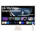 LG 32SR50F-W 31.5" Full HD Smart Monitor with WebOS - White Color - 1920x1080 , IPS Panel , 2x HDMI Port ,