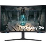 Samsung Odyssey G6 32" QLED QHD 240Hz Curved Gaming Monitor 2560x1440 - 1ms - DisplayPort - 2x HDMI - USB Hub - AC WiFi - HDR600 - R1000 - AMD FreeSync Premium Pro - Full Adjsutable Stand - 100x100 VESA