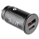 3SIXT 3S-2247 Car Charger 20W + Tough USB-C to Lightning Cable Black
