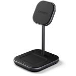 Cygnett CY3769ACOCP MagDesk 2-in-1 Magnetic Wireless Charger 15W - Black