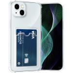 iPhone 14 Plus Fashion Case - Clear Card Slot - TPU
