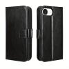 iPhone 16e (2025) Flip Wallet Case - Black 3 Card Slots - Cash Compartment - Magnetic Clip iPhone 16e (2025) Flip Wallet Case - Black 3 Card Slots - Cash Compartment - Magnetic Clip