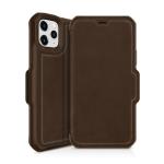 Itskins iPhone 12 / 12 Pro Hybrid Folio Case - Leather - Brown