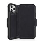 Itskins iPhone 12 Pro Max Hybrid Folio Case - Leather - Black