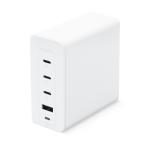 Mophie 120W USB-C PD GaN Wall Charger - White, Compact Size, Up to 120W Fast Charging Apple iPhones, Samsung Smart Phones, Solid Construction