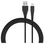 Momax TOUGH Link 1.2m Charge/Sync Lightning Cable Black, Apple MFi Certified,HEAVY DUTY, Durable & Flexible Resilient Nylon