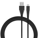Momax TOUGH Link 1.2m Charge/Sync USB-C to USB-A Cable, Black, HEAVY DUTY, Durable & Flexible Resilient Nylon, Support Samsung, Moto and QC Fast Charging