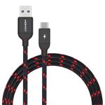 Momax 1M USB-C to USB-A Charge/Sync Cable, USB3.0,Black, Flexible & Durable Support Samsung, Moto and QC Fast Charging