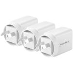 Momax 20W USB-C iPhone PD Wall Charger 3 Pack - Up to 20W PD Fast Charging for Apple iPhone 14/13/12/11/XS/8 Series Dual Output (USB-C PD & USB-A), 20W (Max) Fast Charging, Safe & Reliable