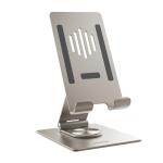 Momax Universal Smartphone / Tablet Stand - Titanium Metallic and Durable Desgin, Rotation Friendly, Foldable for easy transport!