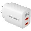RockRose Casa II G65 - 65W PD, Dual USB-C Port 65W USB-C AC Wall Charger RockRose Casa II G65 - 65W PD, Dual USB-C Port 65W USB-C AC Wall Charger