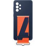 Samsung Galaxy A73 5G (2022) Silicone cover with strap Navy