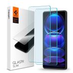 Spigen Xiaomi Redmi Note 12 Pro Tempered Glass Screen Protector Extreme Durability - 9H Screen Hardness - Rounded Edges - Perfect Grip - Delicate Touch