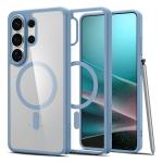 Spigen Galaxy S26 Ultra 5G (2026) Ultra Hybrid MagFit Case - Light Blue - MagSafe compatible - Transparent back - Shock-absorbing bumper