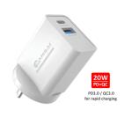 Sansai HW-2266 20W USB C + A Wall Charger