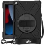 Strike Rugged Case with Hand Strap and Lanyard for Apple iPad 10.2" (7th Gen, 8th Gen, 9th Gen)